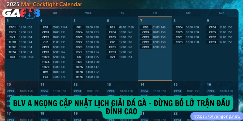 BLV A Ngọng Cập Nhật Lịch Giải Đá Gà – Đừng Bỏ Lỡ Trận Đấu Đỉnh Cao BLV A Ngọng Cập Nhật Lịch Giải Đá Gà – Đừng Bỏ Lỡ Trận Đấu Đỉnh Cao